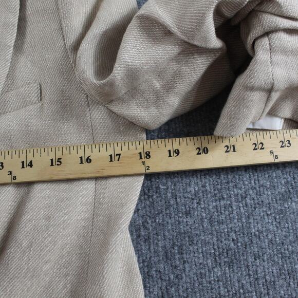 Veronica Beard Blazer Women 4 Kimmel Dickey Jacket Tan Classic Workwear Business - Picture 13 of 14